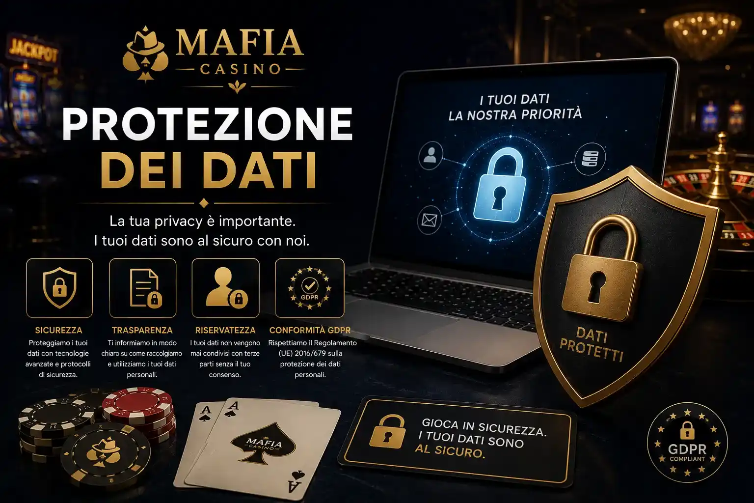 mafia casino protezione dati